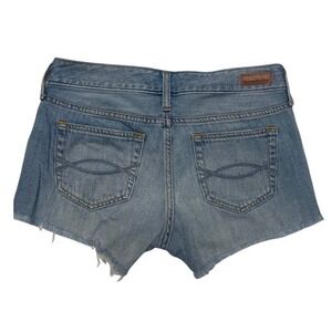 Abercrombie & Fitch Distressed Mid Rise Button Fly 3 inch‎ Shorts Juniors 3
